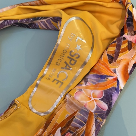 L Space for Anthropologie Bikini Bottom New Size Large Swimsuit Desert Palm NWT - Picture 12 of 13